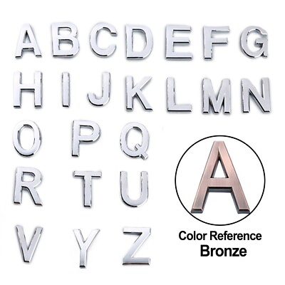 #ad Door Alphabet Door Letters Mailboxes Black Bronze Gold High Quality Silver