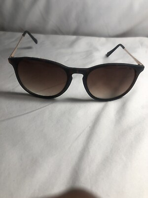 #ad Sunglasses Women’s Tortoise Shell Print Plastic Round Sunglasses 090 01 1687 $7.99