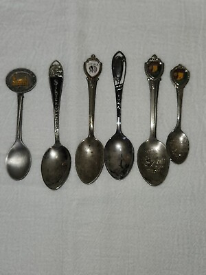 #ad COLLECTOR DECORATIVE SPOONS Group of 6