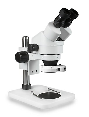 #ad Vision 7X 45X Binocular Zoom Stereo Microscope with 144 LED Ring Light