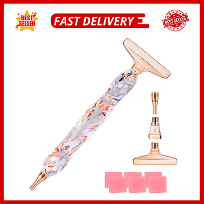 #ad Diamond Painting Pen Accessories Tools Set1Pcs Diamond Art Pen and 3PCS Rose Go