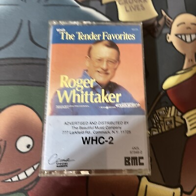 #ad Roger Whittaker The Tender Favorites Cassette 1990 TESTED WORKS