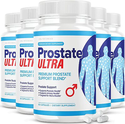 #ad Prostate Ultra Supplements for Men Prostate Health Formula 300 Capsules 5 Pack