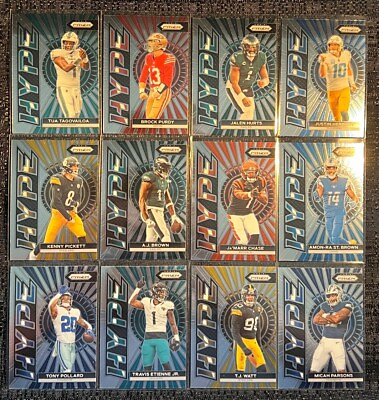 #ad 2023 Panini Prizm Football HYPE Insert Complete Your Set You Pick Card PYC