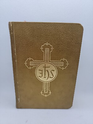 #ad Library of Catholic Devotion Life Of Christ Catholic Gold Hard Cover 1954 $24.95