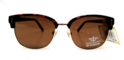 #ad DOCKERS Tortoise Sunglasses 25185LDL201 100% UV Protection