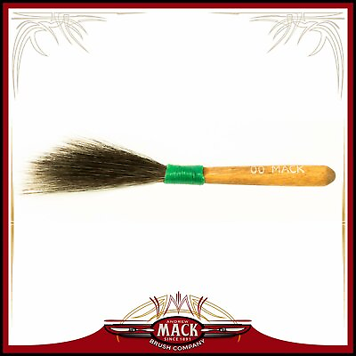 #ad Andrew Mack Sword Striper Pinstriping Brush Series 20 Size 00 Head Width 7 32quot;