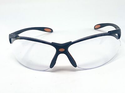 #ad New HARLEY DAVIDSON Z87 Black Orange Sport Visor Mens Eyeglasses Frame 118