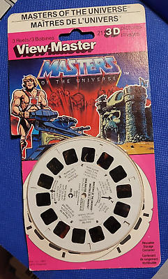 #ad MOTU Masters of the Universe #1 TV Cartoon View master Reels blister Pack Opened
