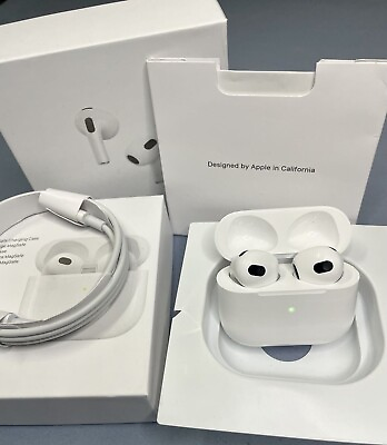 #ad Apple Airpods 3rd Generation Wireless Bluetooth Earbuds with Charging Box US
