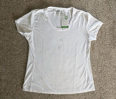 #ad Insect Shield Women#x27;s Sz XL NWT White Short Sleeve
