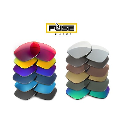#ad #ad Fuse Lenses Replacement Lenses for Ray Ban RB3507 Clubmaster Aluminum 49mm