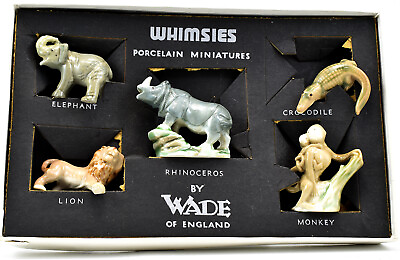 #ad WADE WHIMSIE SET 4 1955 COMPLETE SET WITH BOX