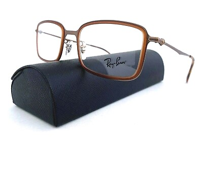#ad New Ray Ban Frames Titanium Metal Eyeglasses Bronze RB 6298 2811 51 19 140 ITALY