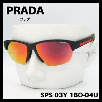#ad Prada Sps 03Y 1Bo 04U Sunglasses Sports Matte Black