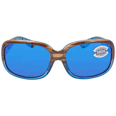 #ad Costa Del Mar GANNET Blue Mirror Polarized Glass Ladies Sunglasses GNT 251