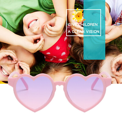#ad UV400 Eyeglasses Sun Shades Glasses Eyewear Sunglasses Personality Child Heart