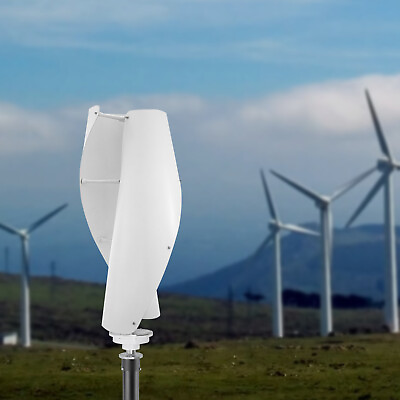 #ad 12V Helix Maglev Axis Vertical Wind Turbine Wind Generator Windmill w Controller