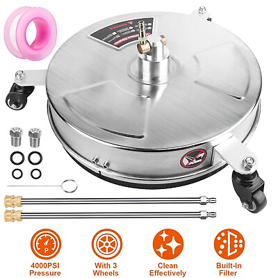 #ad 17inch Heavy Duty Pressure Washer Surface Cleaner Stainless Steel Washer 4000PSI