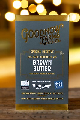 #ad Goodnow Farms Special Reserve Dominican Republic 70% Dark Chocolate Bar with Bro