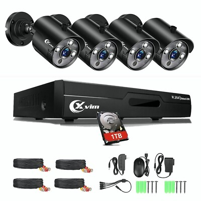 #ad XVIM 1080P Surveillance Camera CCTV Outdoor 8CH DVR Security Camera System