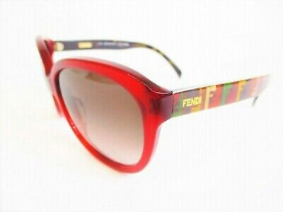 #ad New FENDI Sunglasses FS5305A Eyewear Logo Red Multicolor Brown