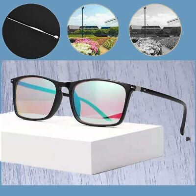#ad Ice Blue film Color Blind Corrective Red Green Blindness Glasses TR90 Vision NEW