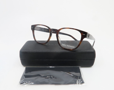 #ad John Varvatos V369 51mm Dark Brown Tortoise Brown New Eyeglasses.