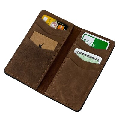 #ad Vertical wallet Long wallet Travel Card Holder for men Slim Handmade Purse