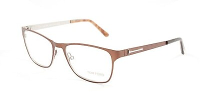 #ad Tom Ford TF5242 050 Metallic Brown Square 55 17 140mm Full Rim Men#x27;s Eyeglasses