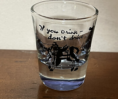#ad USA Funny Cowboy Shot Glass If You Drink Don’t Drive BAR WHISKEY Shooter