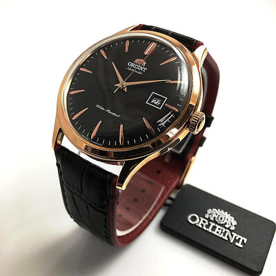 #ad Men#x27;s Orient Bambino Version 4 Rose Gold Automatic Watch FAC08001T0 $182.09