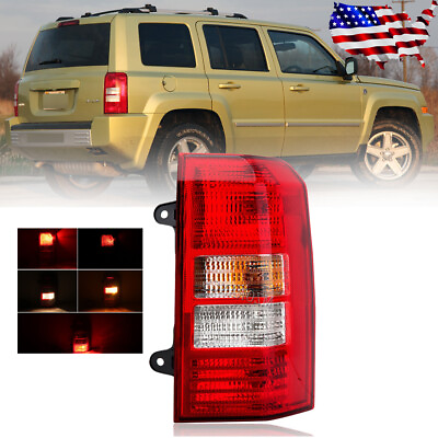 #ad Right Passenger Tail Light Lamp Brake Halogen Stop For Jeep Patriot 2008 2017 US