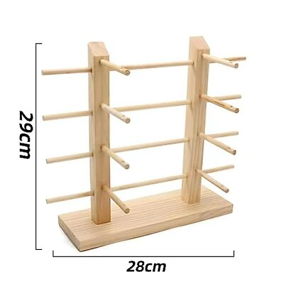 #ad 8 Layer Wood Sunglass Display Rack Wooden Glasses Display Stand Holder