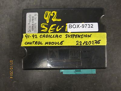 #ad 91 92 CADILLAC SUSPENSION CONTROL MODULE #22120276 *See description* BOX 9732