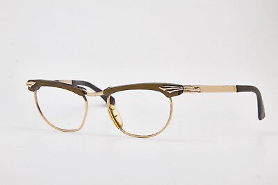 #ad MARWITZ MATURELLE frame golden glasses cateye vintage 70s cat eye eyeglasses