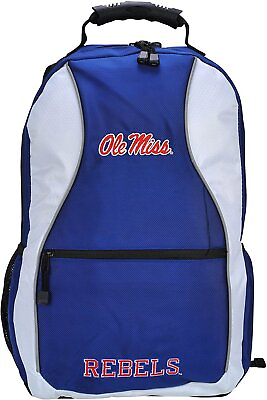 #ad University of Mississippi Rebels Ole Miss Backpack Premium Heavy Duty Team...