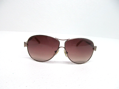 #ad Cole Haan C678 Gold Tone Brown Aviator Sunglasses $24.99