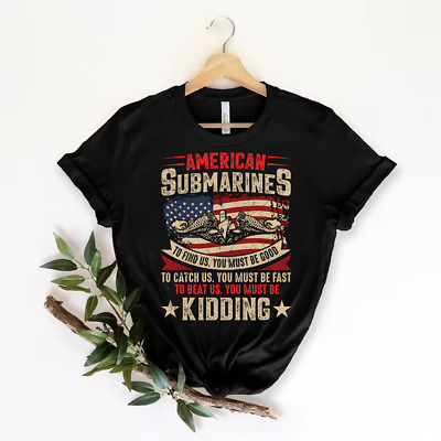 #ad US Military Submarine Gifts For A Veteran Submariner T Shirt Size S 5xl