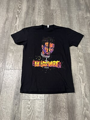 #ad Lil Uzi Tour T Shirt Men’s Small Black Endless Summer Tour Graphic Tee Rap Style