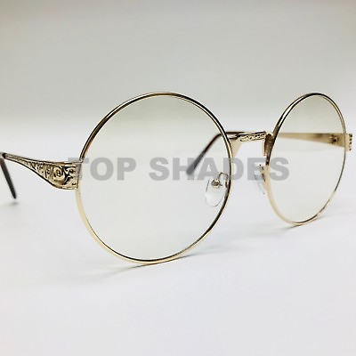 #ad Migos Gafas de Sol Lentes de Moda Round Clear Lens Men Eyeglasses Sunglasses NEW