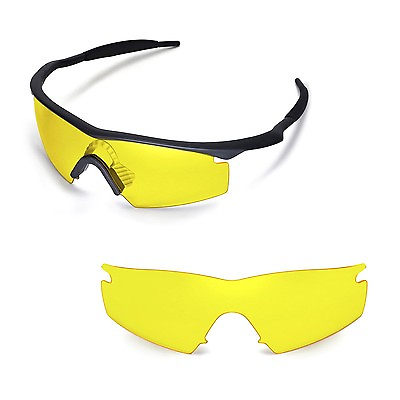 #ad New Walleva Yellow Replacement Lenses For Oakley M Frame Strike Sunglasses