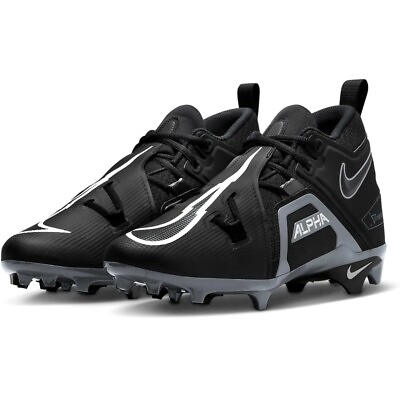 #ad Nike Alpha Menace Pro 3 Shadow Black Football Cleats CT6649 010 Mens Size 13 NEW
