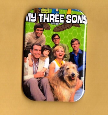 #ad MY THREE SONS TV SHOW REFRIGERATOR MAGNET 2quot;X3quot; WITH ROUNDED CORNER