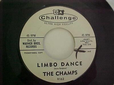 #ad THE CHAMPS 45 LIMBO DANCE LATIN LIMBO CHALLENGE 9162 PROMO EXCELLENT