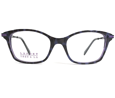 #ad Lafont Issy amp; La Eyeglasses Frames MARGOT 710 Blue Brown Purple 50 17 124