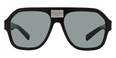 #ad Dolce amp; Gabbana DG4433F Sunglasses Brushed Black Dark Gray 58mm