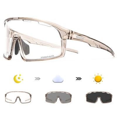 #ad Photochromic Cycling Glasses Men Mountain Bike Sunglasses Women Bicycle Goggles