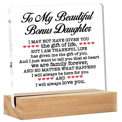 #ad Bonus Daughter Gift Gift for Bonus Daughter Bonus Daughter Gift From Step...