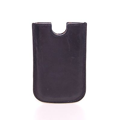 #ad NT $180 DOLCE amp; GABBANA Black Case Cover Skin Black Leather Purse Bag Smartphone